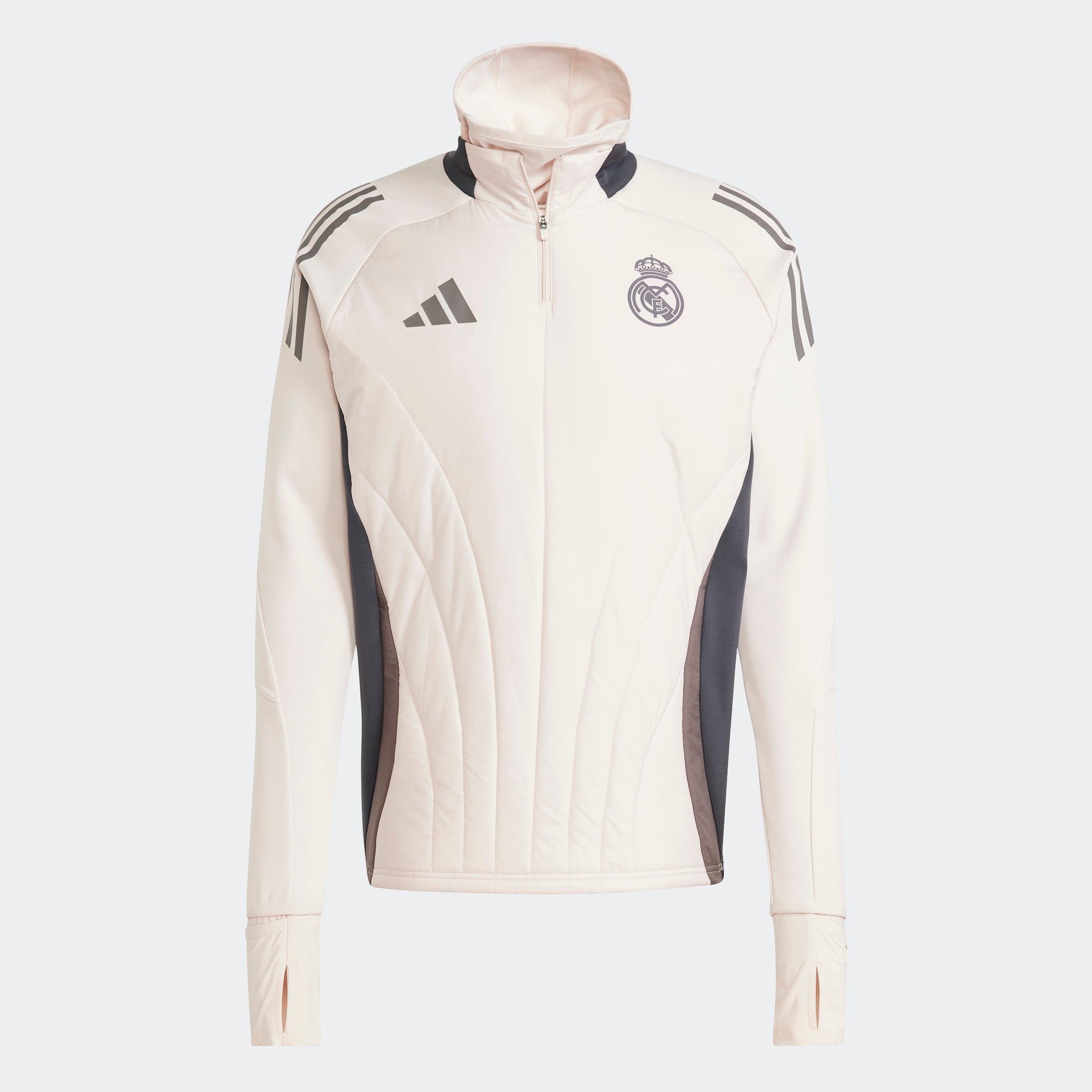 Veste Real Madrid cagoule intégrée 2024/2025 - Beige