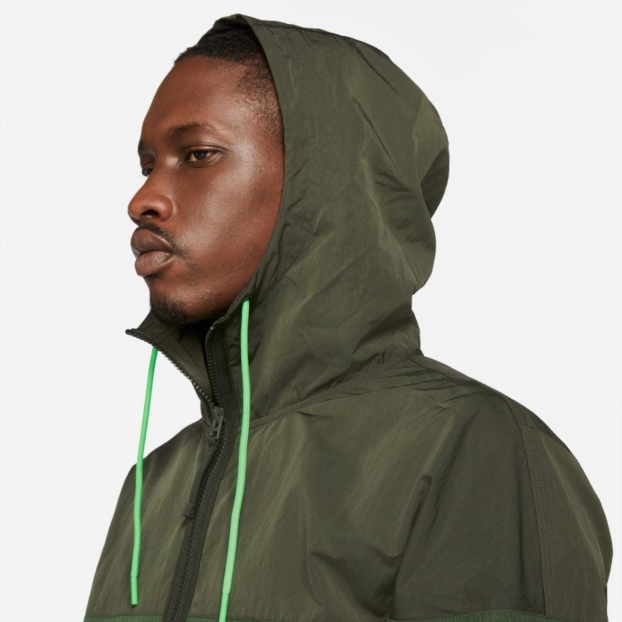 Anorak Nike Air- Vert/Blanc
