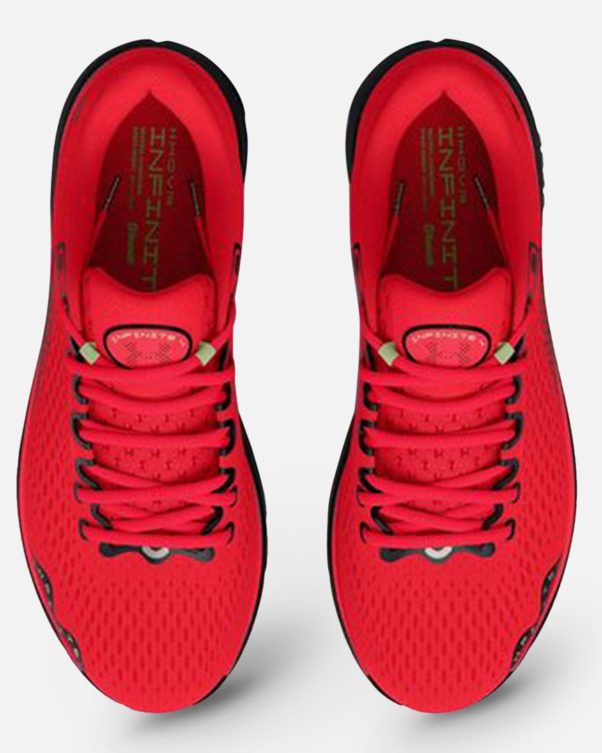 Under Armour UA HOVR Infinite 4 - Rouge/Noir/Vert