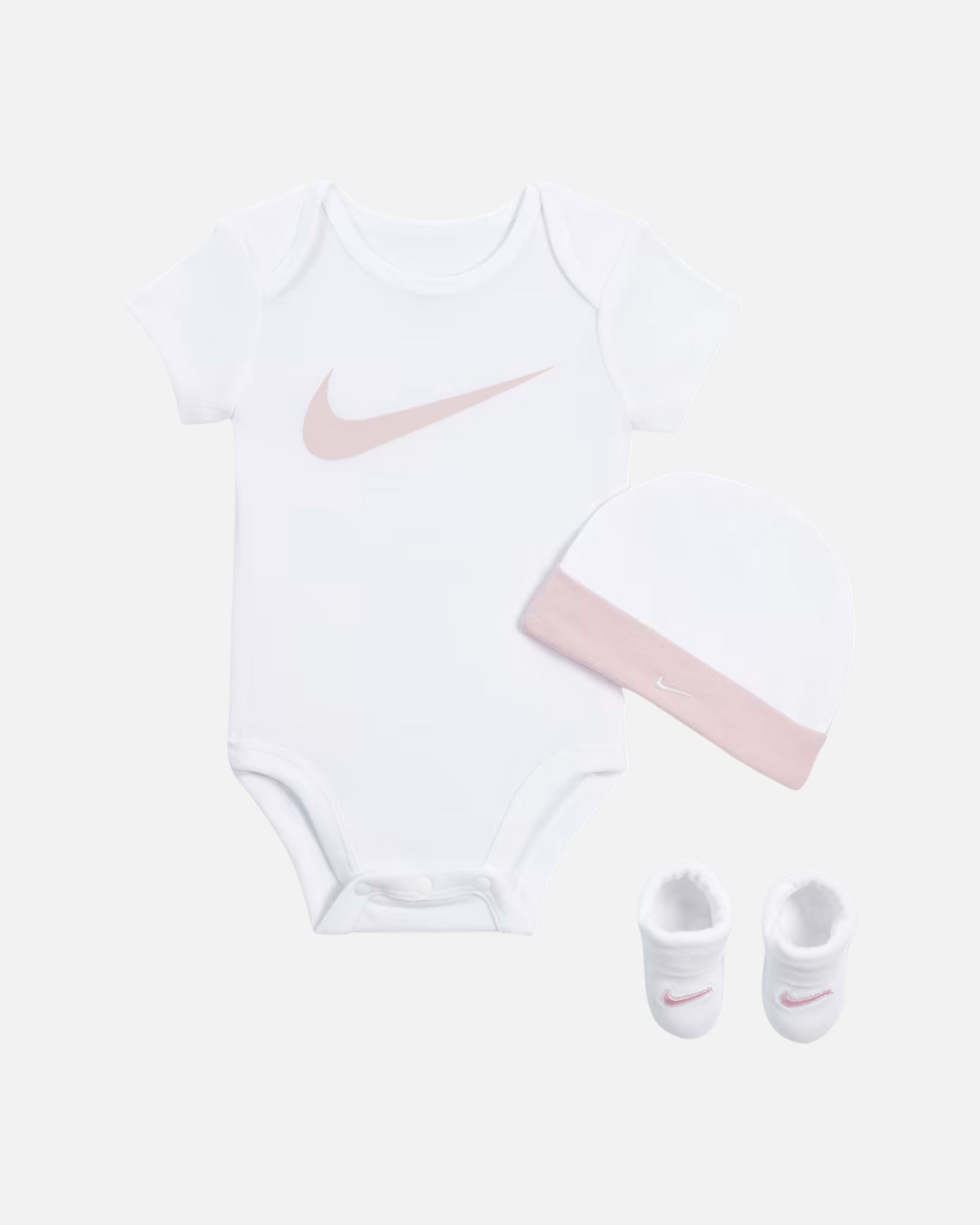 Coffret 5 pièces Nike Bébé - Rose/Blanc