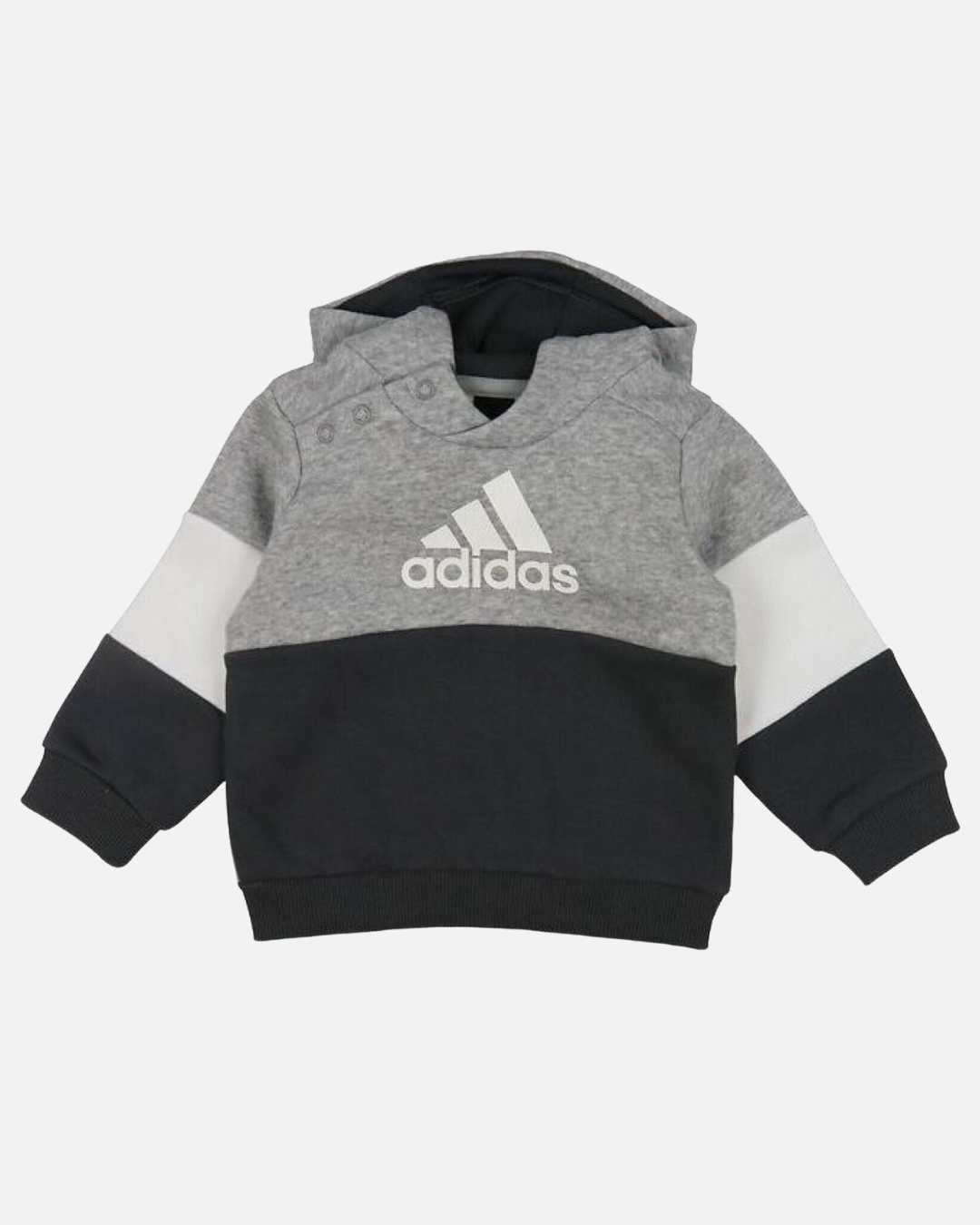 Ensemble Survêtement Adidas Bébé - Gris/Blanc/Noir