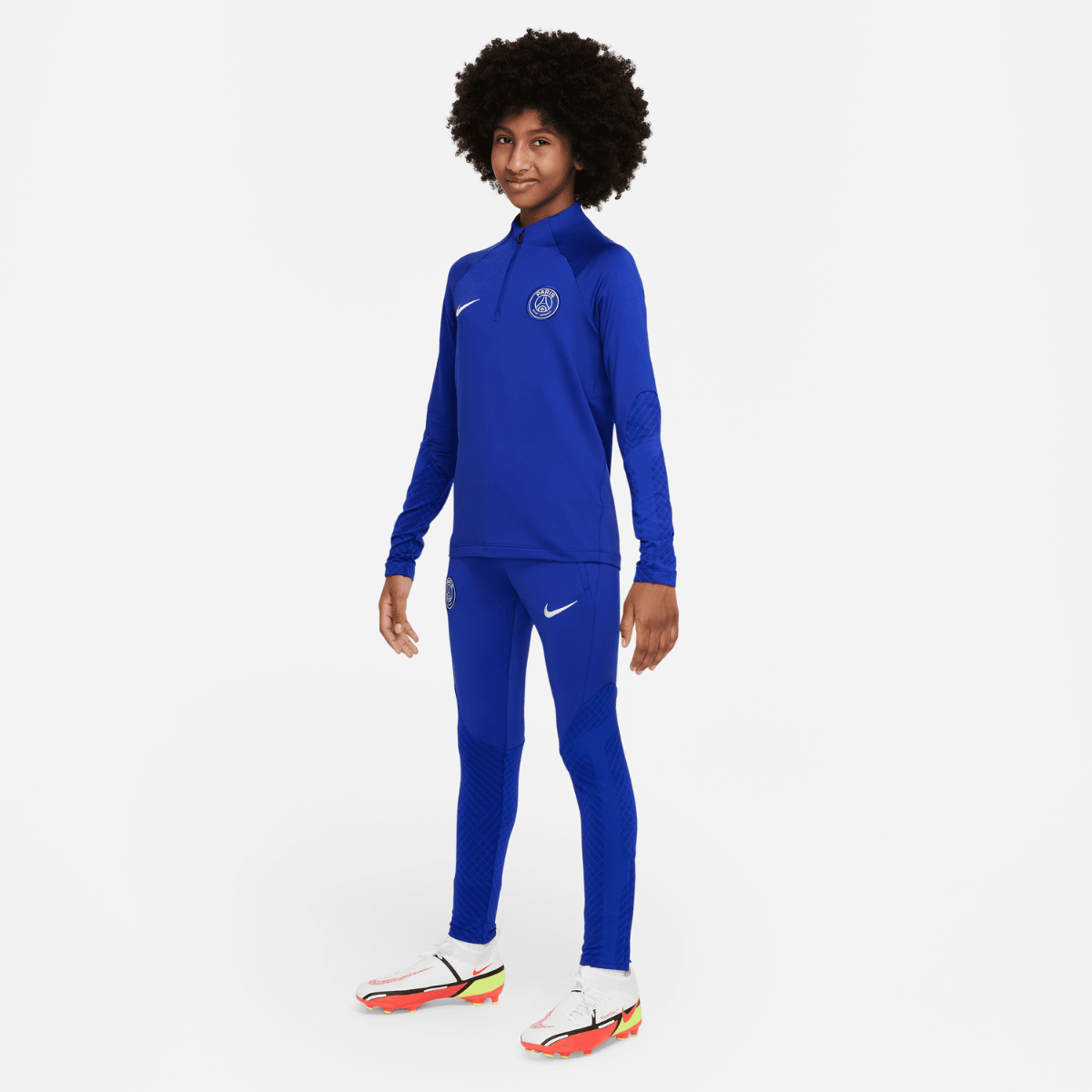 Haut d'entrainement PSG Junior 2022/2023 - Bleu/Blanc