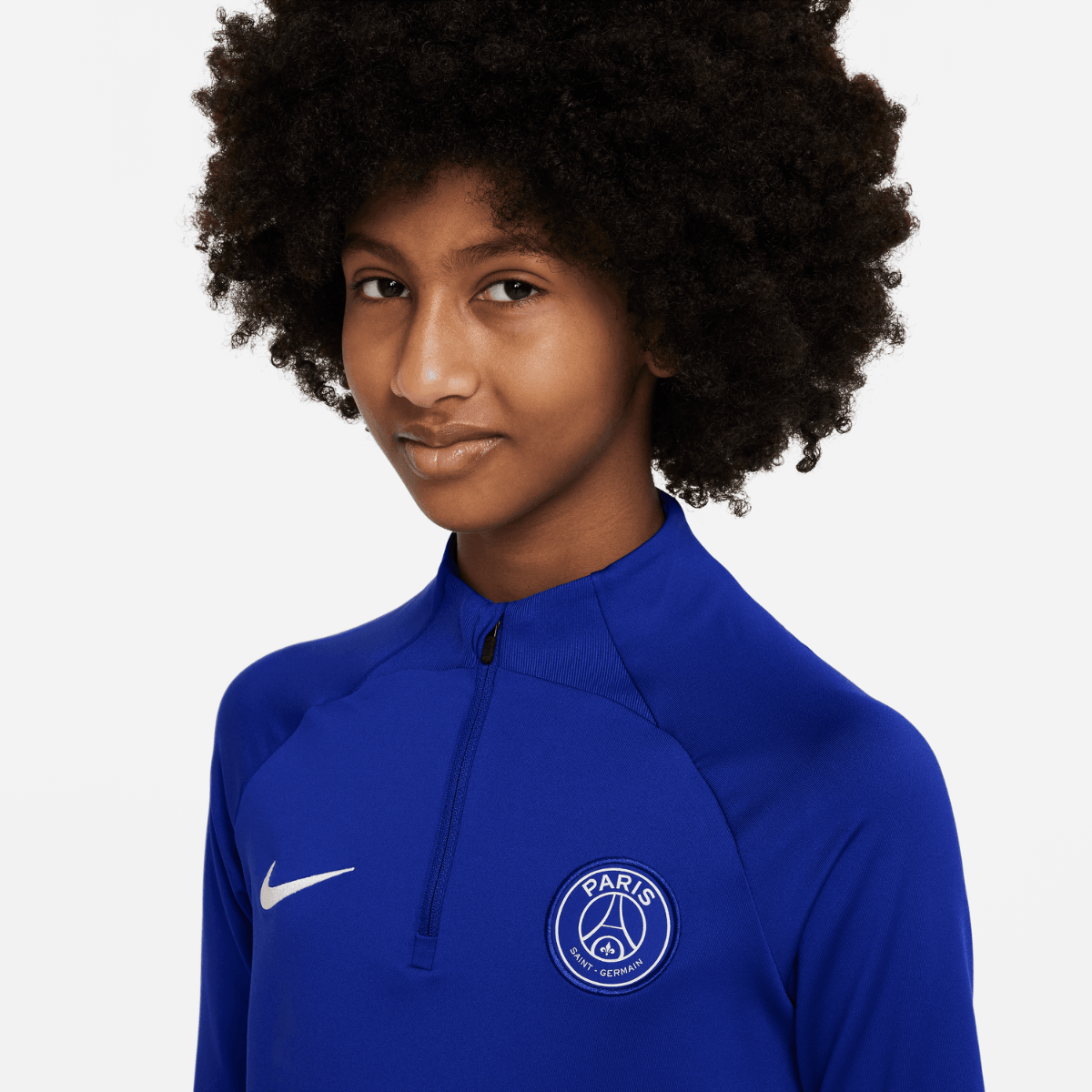 Haut d'entrainement PSG Junior 2022/2023 - Bleu/Blanc