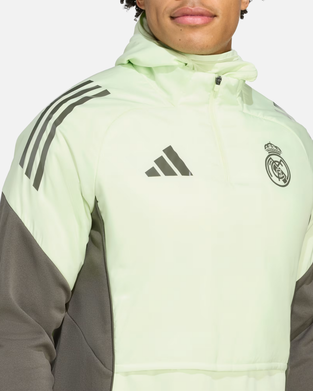Haut hiver Real Madrid Tiro 25 Competition - Jaune/Vert