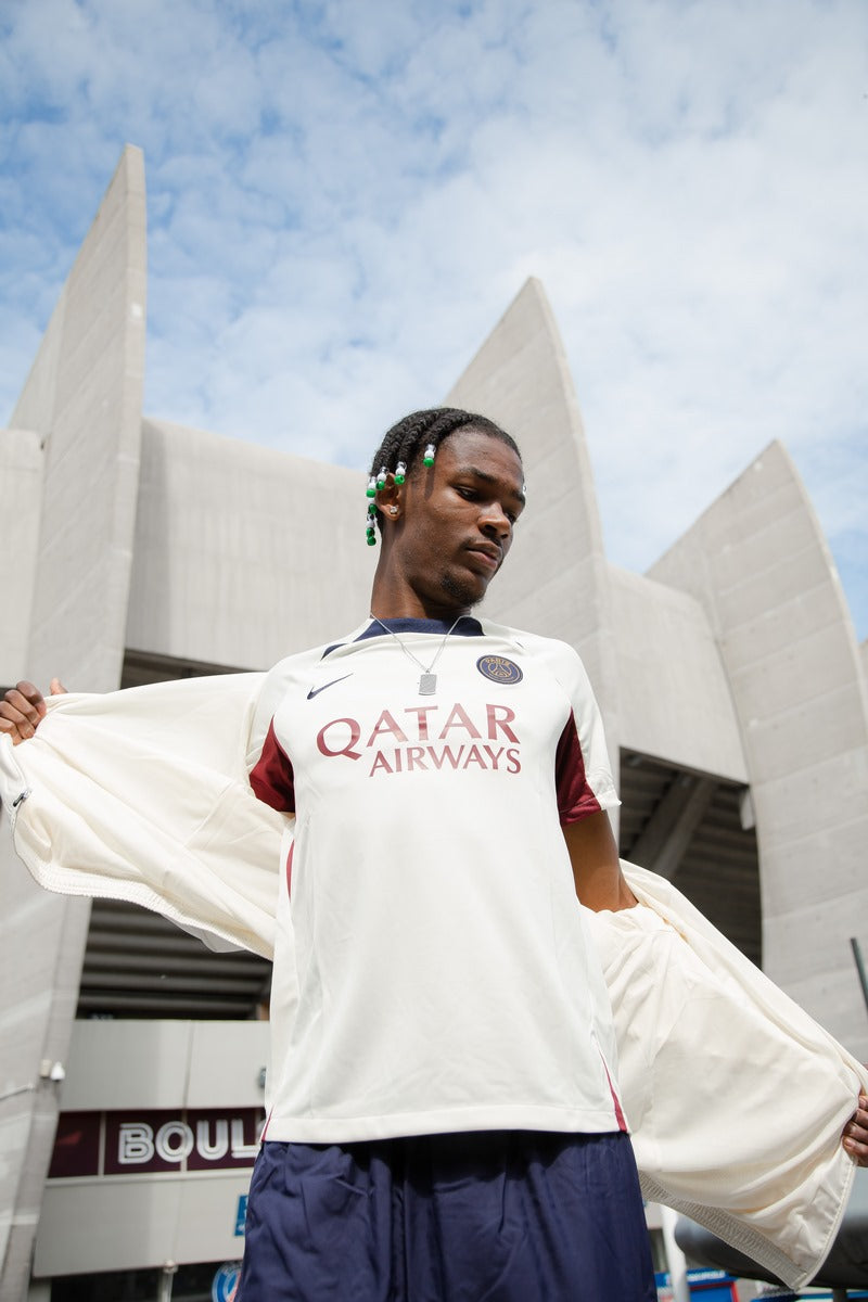Maillot d'entrainement PSG - Beige/Rouge/Bleu