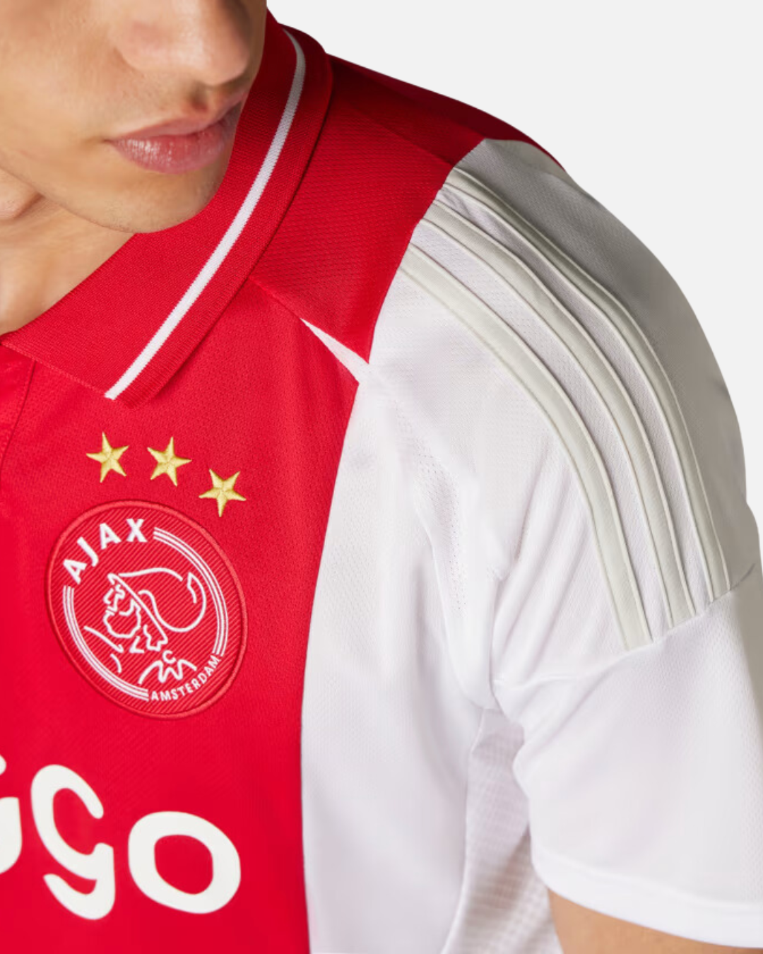 Maillot Domicile Ajax Amsterdam 2024/2025 - Rouge/Blanc