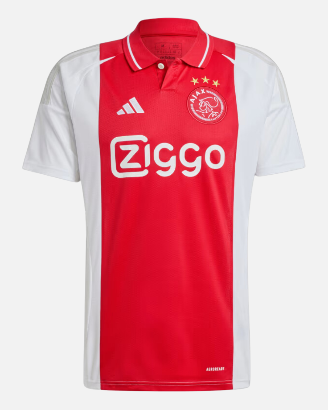 Maillot Domicile Ajax Amsterdam 2024/2025 - Rouge/Blanc