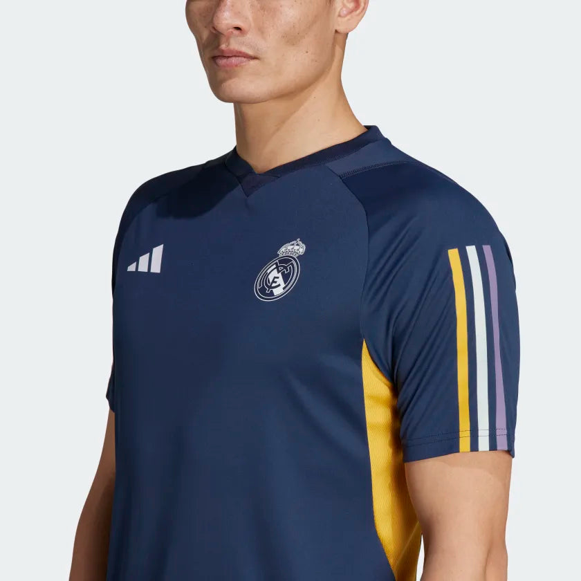 Maillot d'entrainement Real Madrid - Bleu/Jaune
