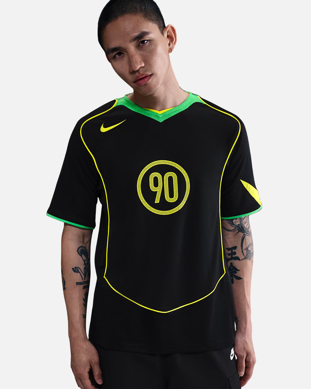 Maillot Nike Total 90 - Noir/Jaune/Vert