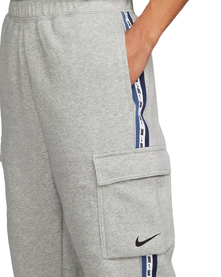 Pantalon Cargo Nike Sportswear Fleece - Gris/Blanc/Bleu