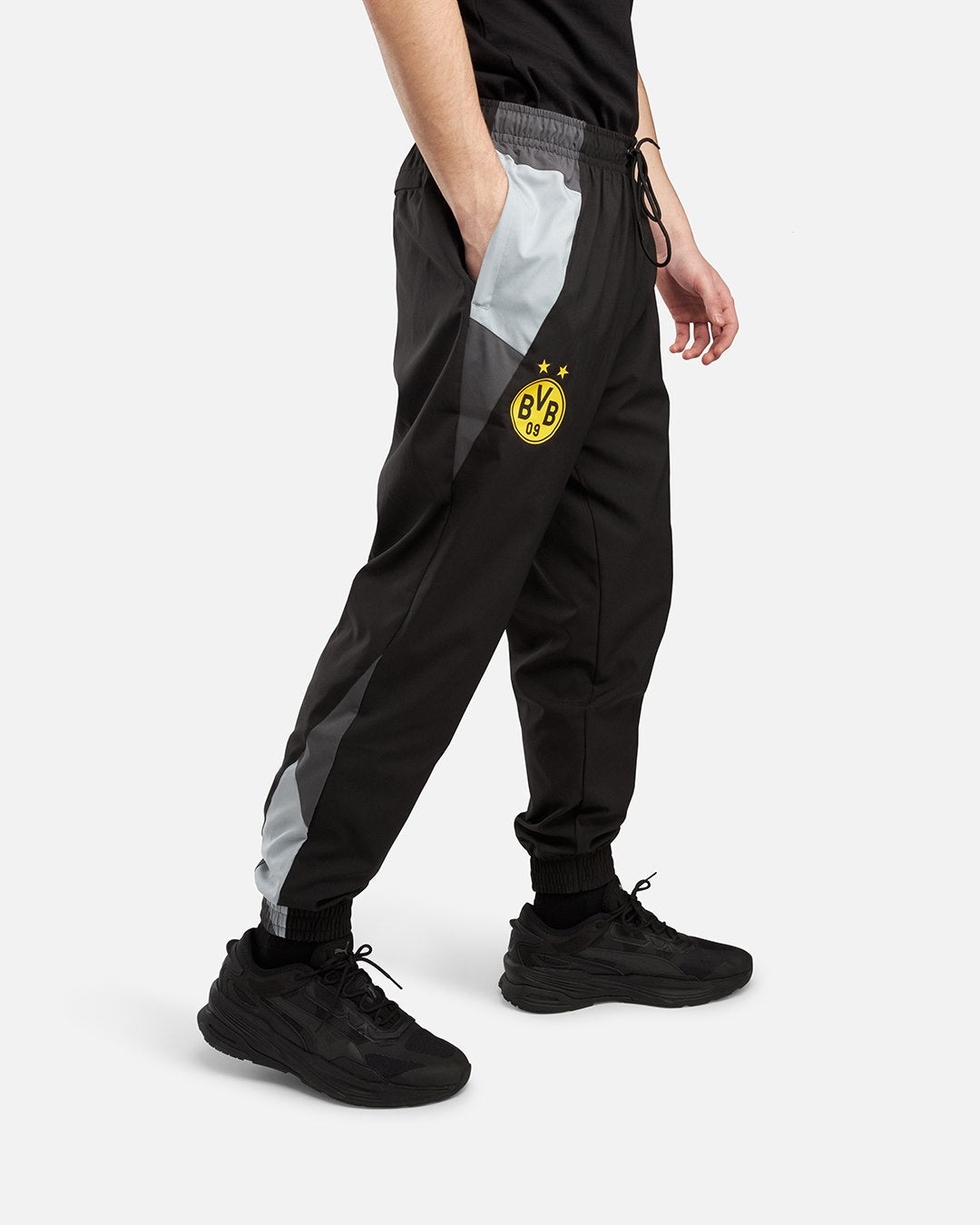 Pantalon de survêtement Dortmund - Noir/Gris/Blanc