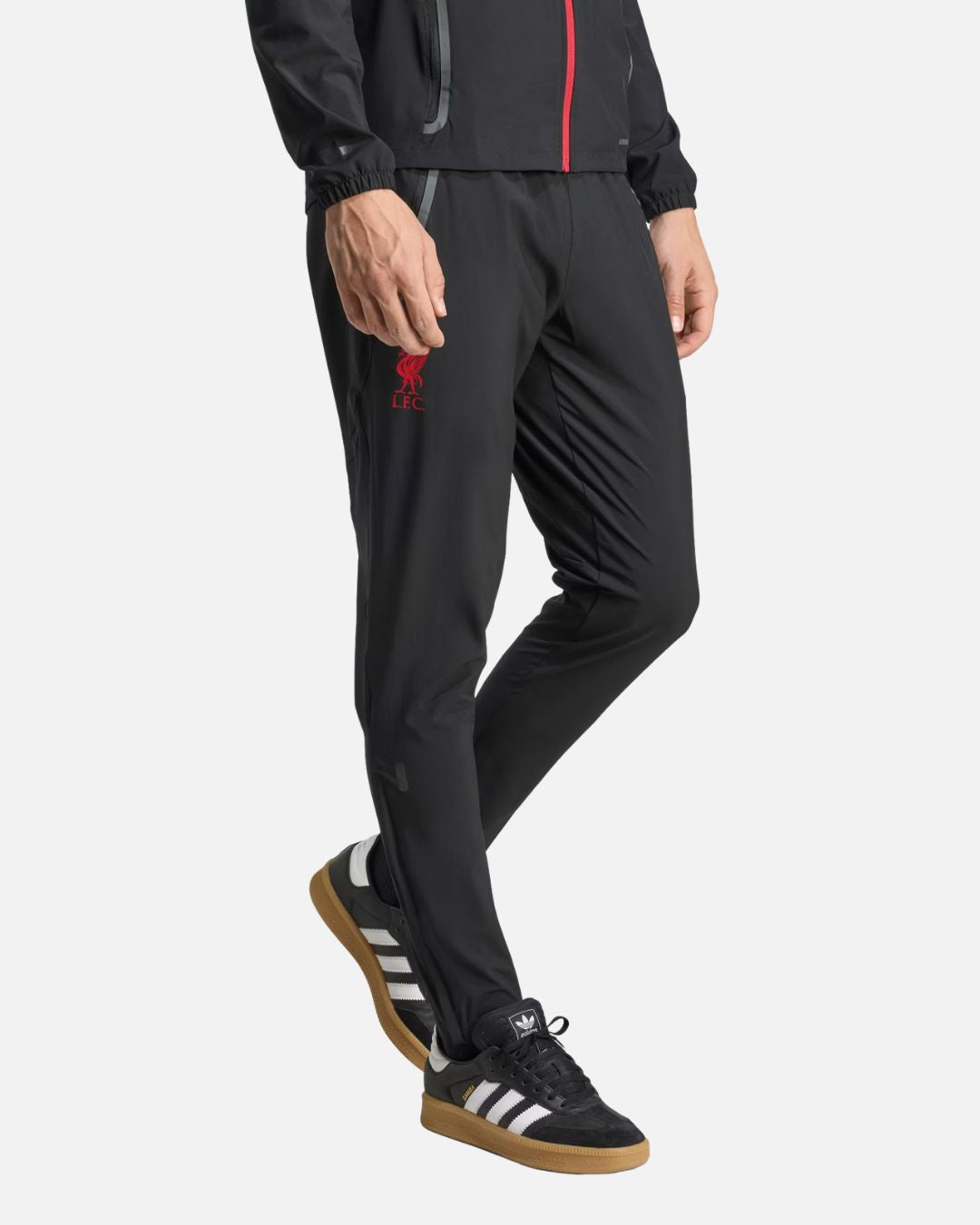 Pantalon de survêtement Liverpool FC 2025/2026 - Noir/Rouge