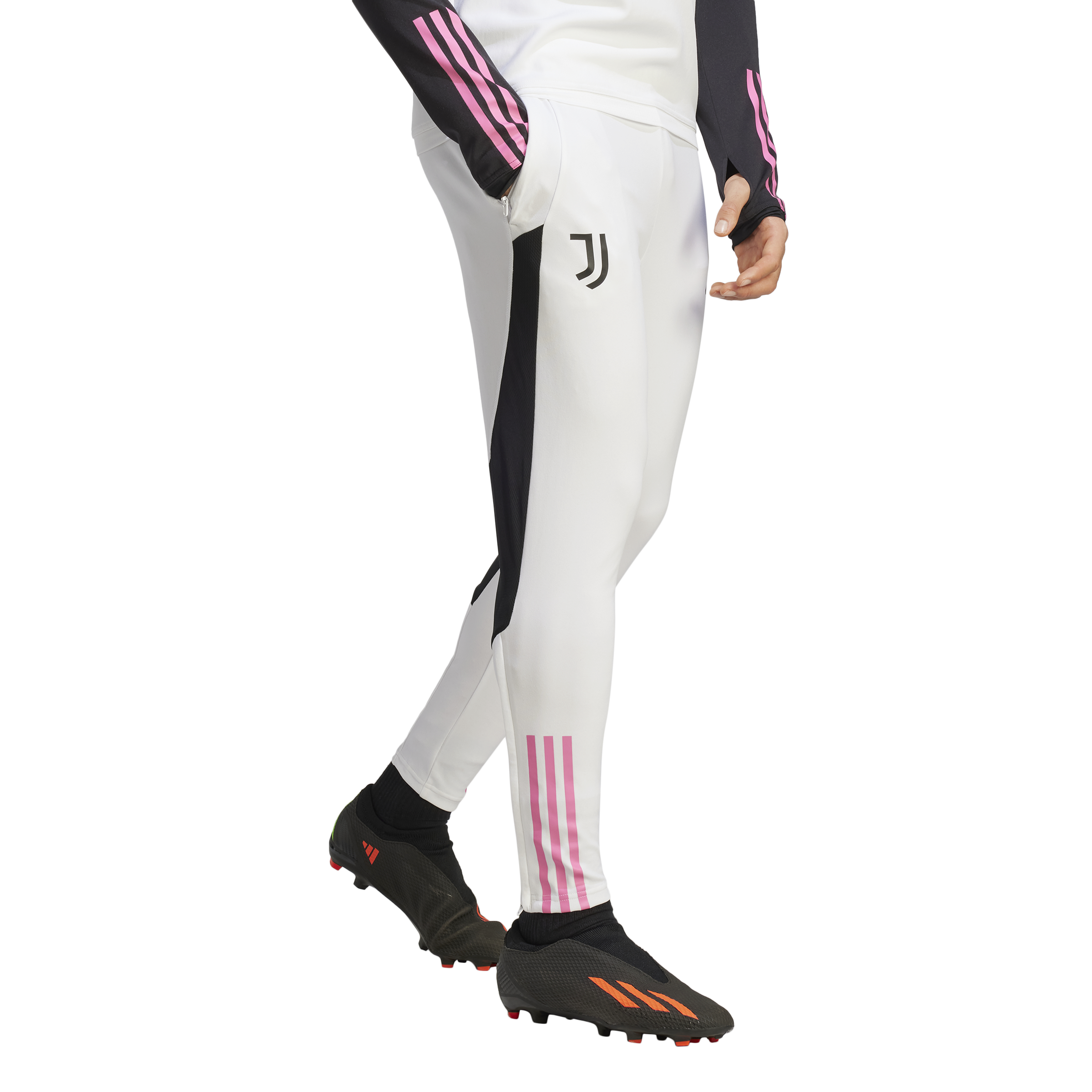 Pantalon d'entrainement Juventus - Blanc/Noir/Rose
