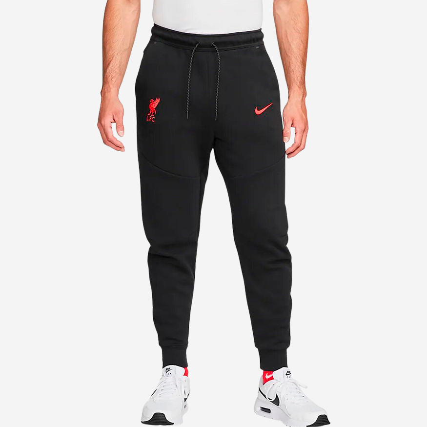 Pantalon Liverpool Tech Fleece - Noir/Rouge