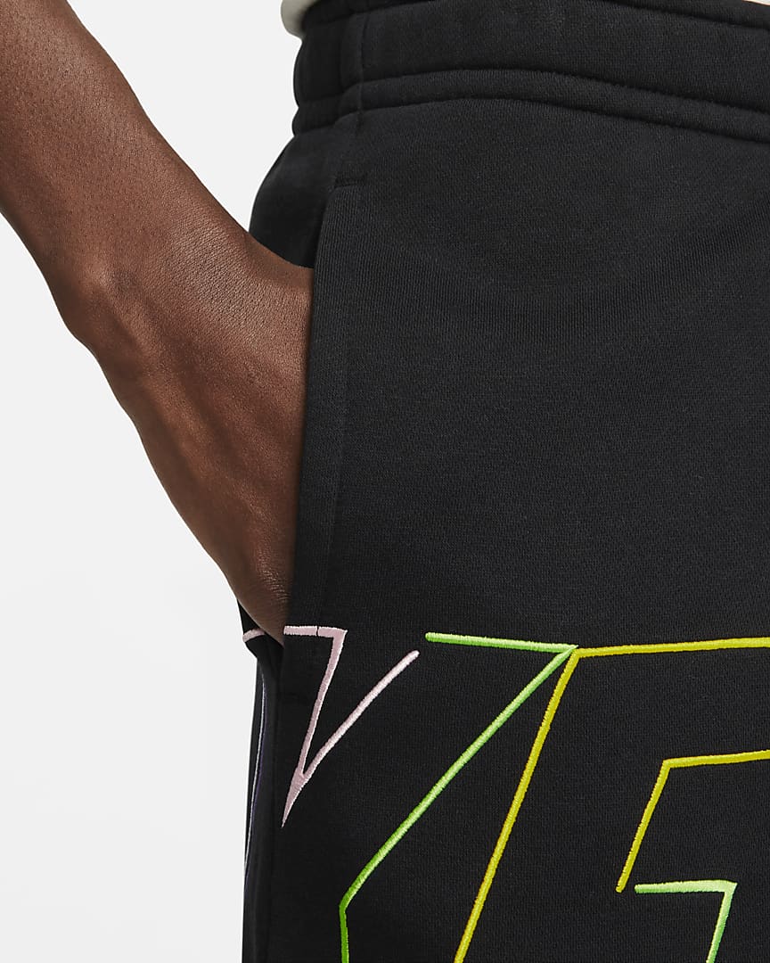 Pantalon Nike Club Fleece+ - Noir/Rouge/Bleu