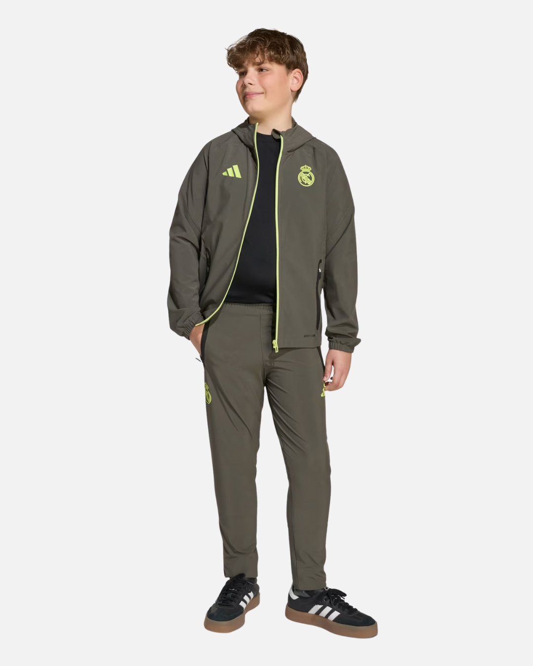 Pantalon Real Madrid Tiro 25 Competition Vis Tech Junior - Vert