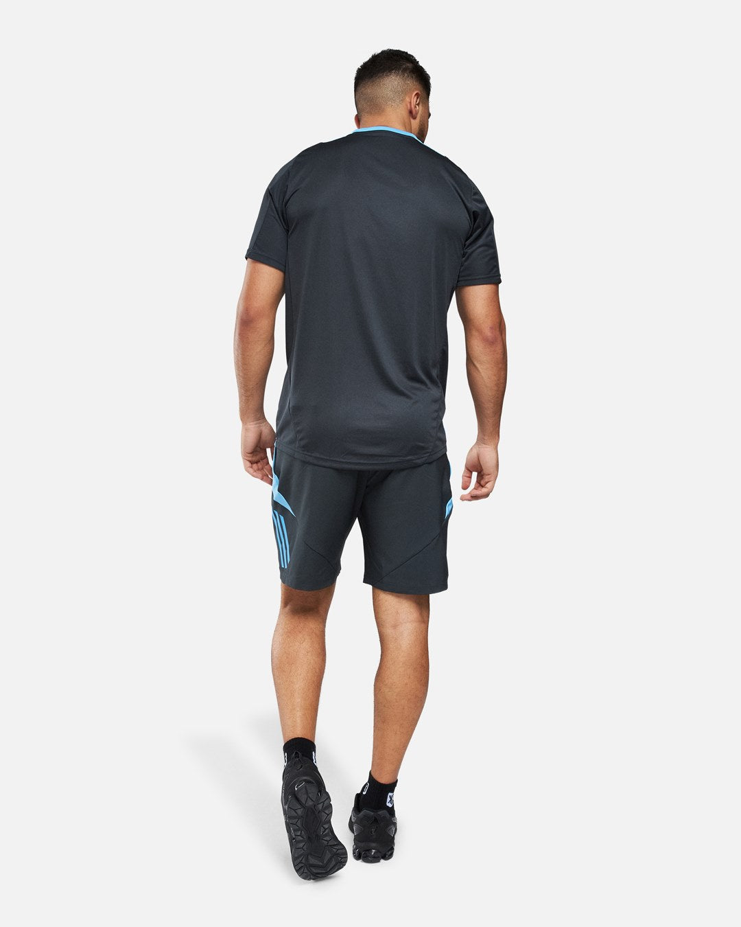 Short d'entrainement Argentine - Gris/Bleu