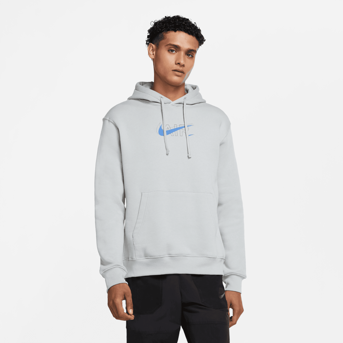 Sweat à capuche Nike Sportswear Club - Gris/Bleu