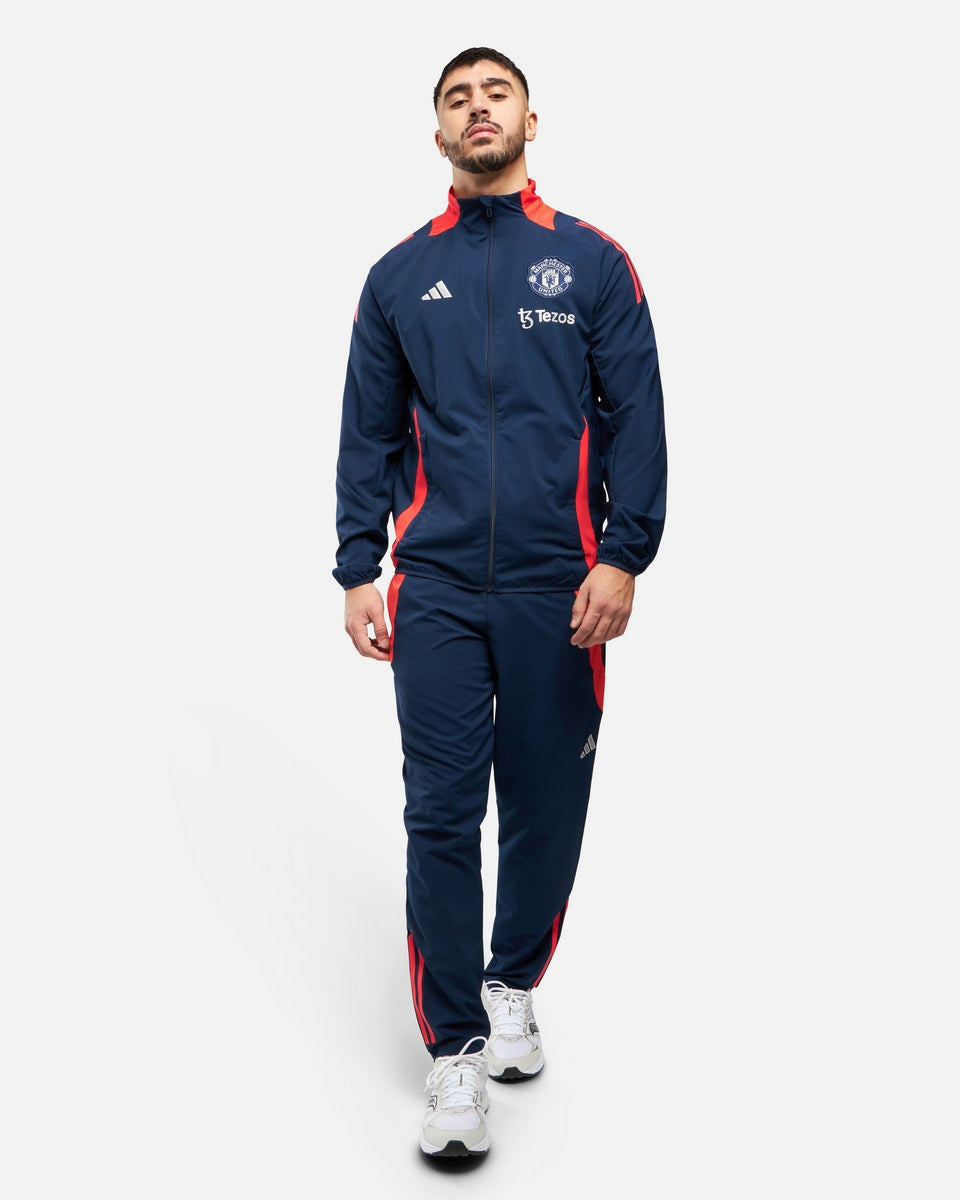 Veste de survêtement Manchester United 2024/2025 - Bleu/Orange