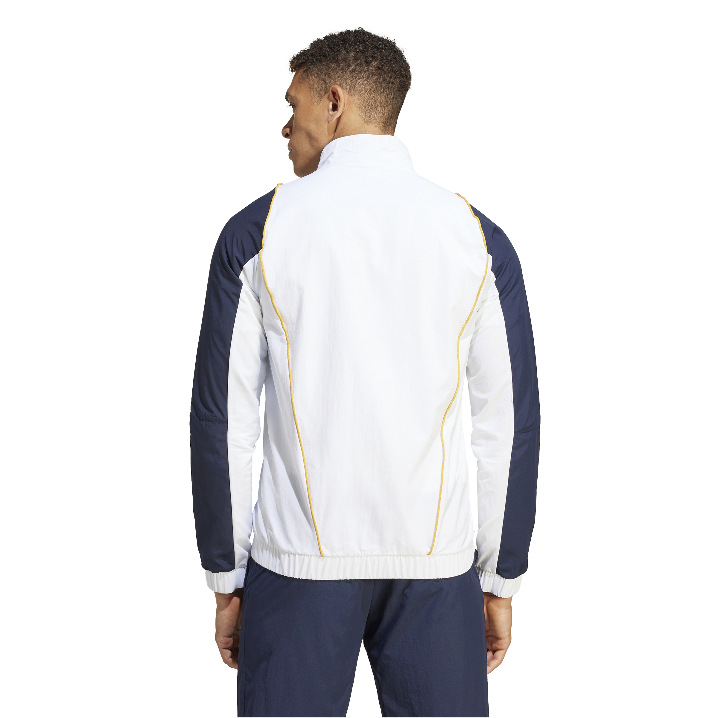 Veste de survêtement Real Madrid - Blanc/Bleu/Jaune