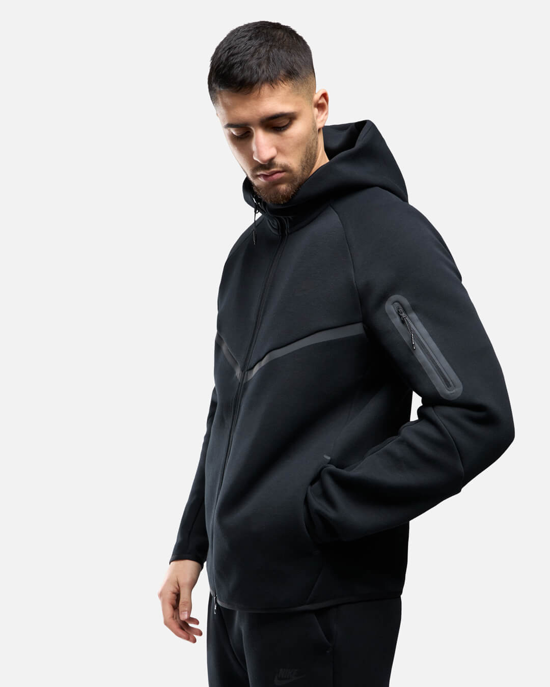 Veste Nike Tech Fleece Windrunner - Noir