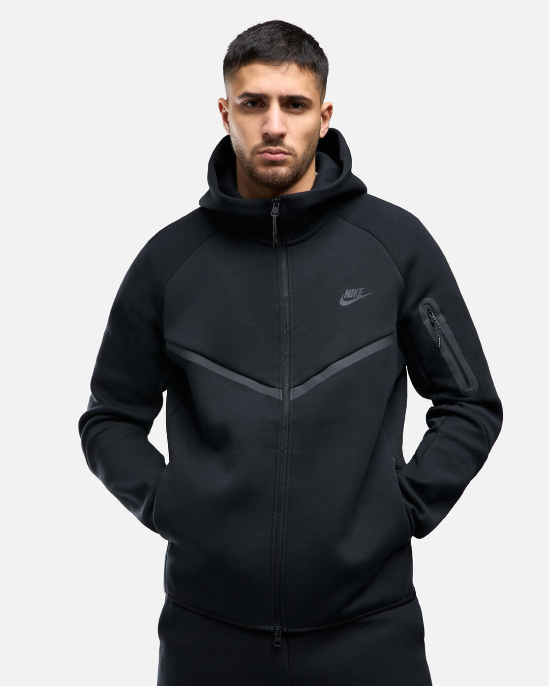 Veste Nike Tech Fleece Windrunner - Noir