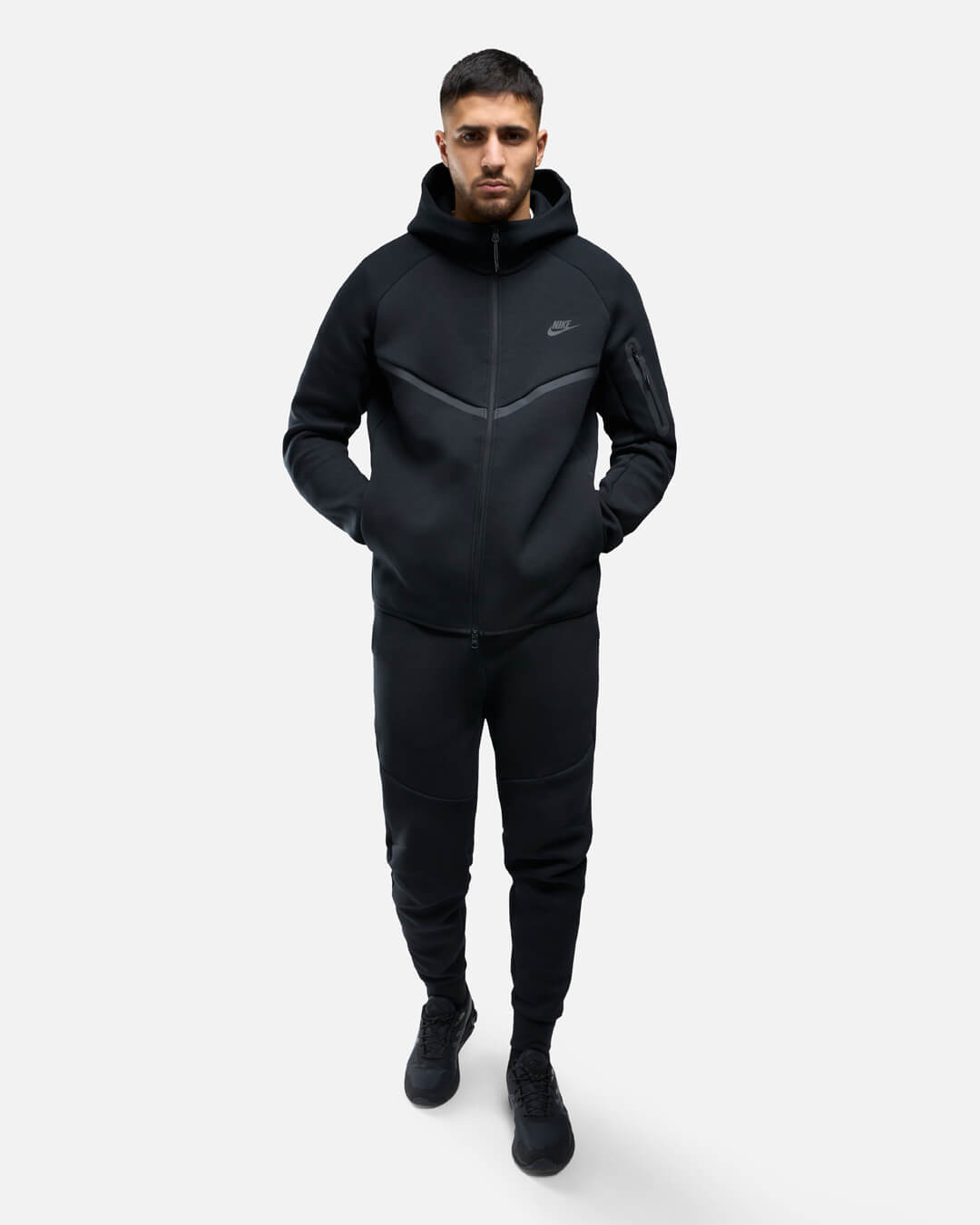 Veste Nike Tech Fleece Windrunner - Noir