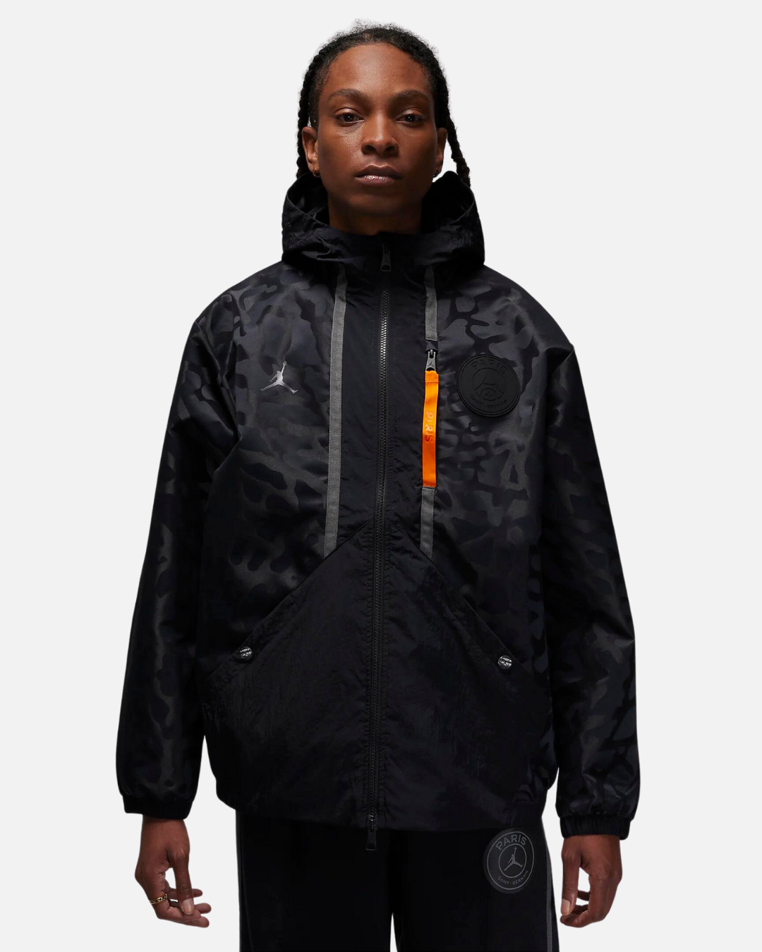 Veste PSG x Jordan Anthem - Noir/Gris/Orange