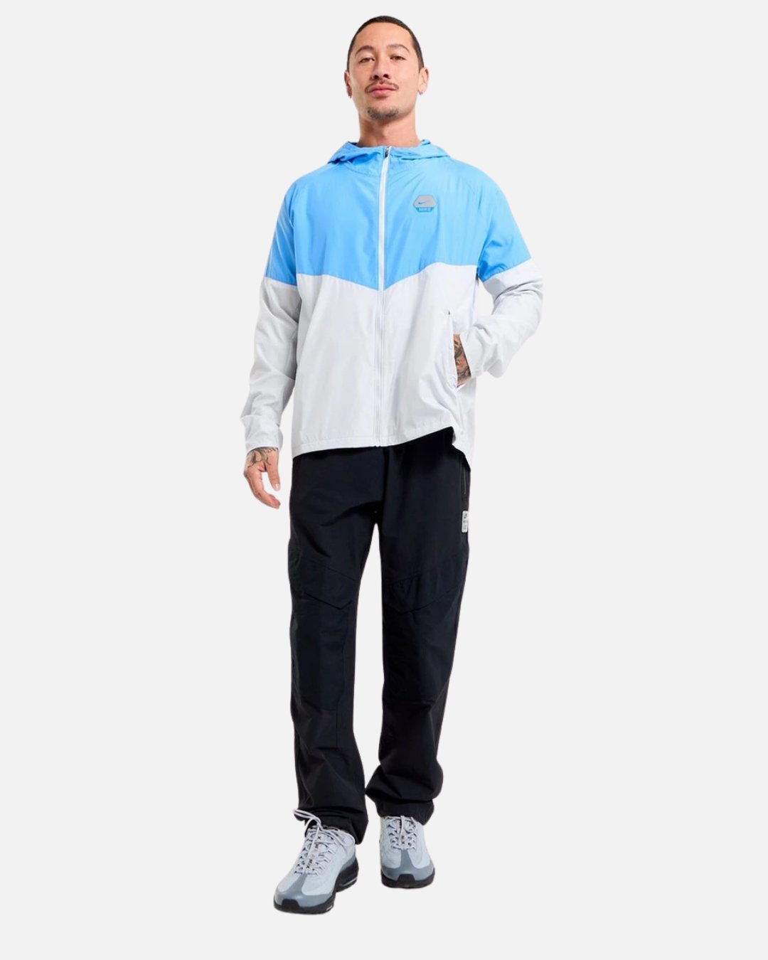 Veste Zipée Nike Woven - Gris/Bleu