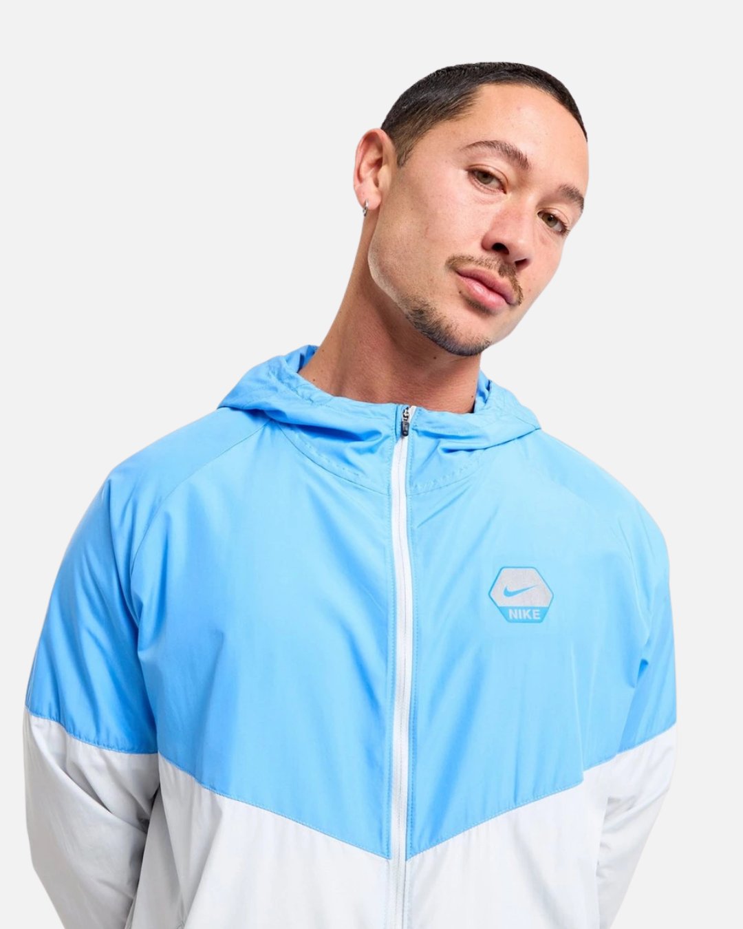 Veste Zipée Nike Woven - Gris/Bleu