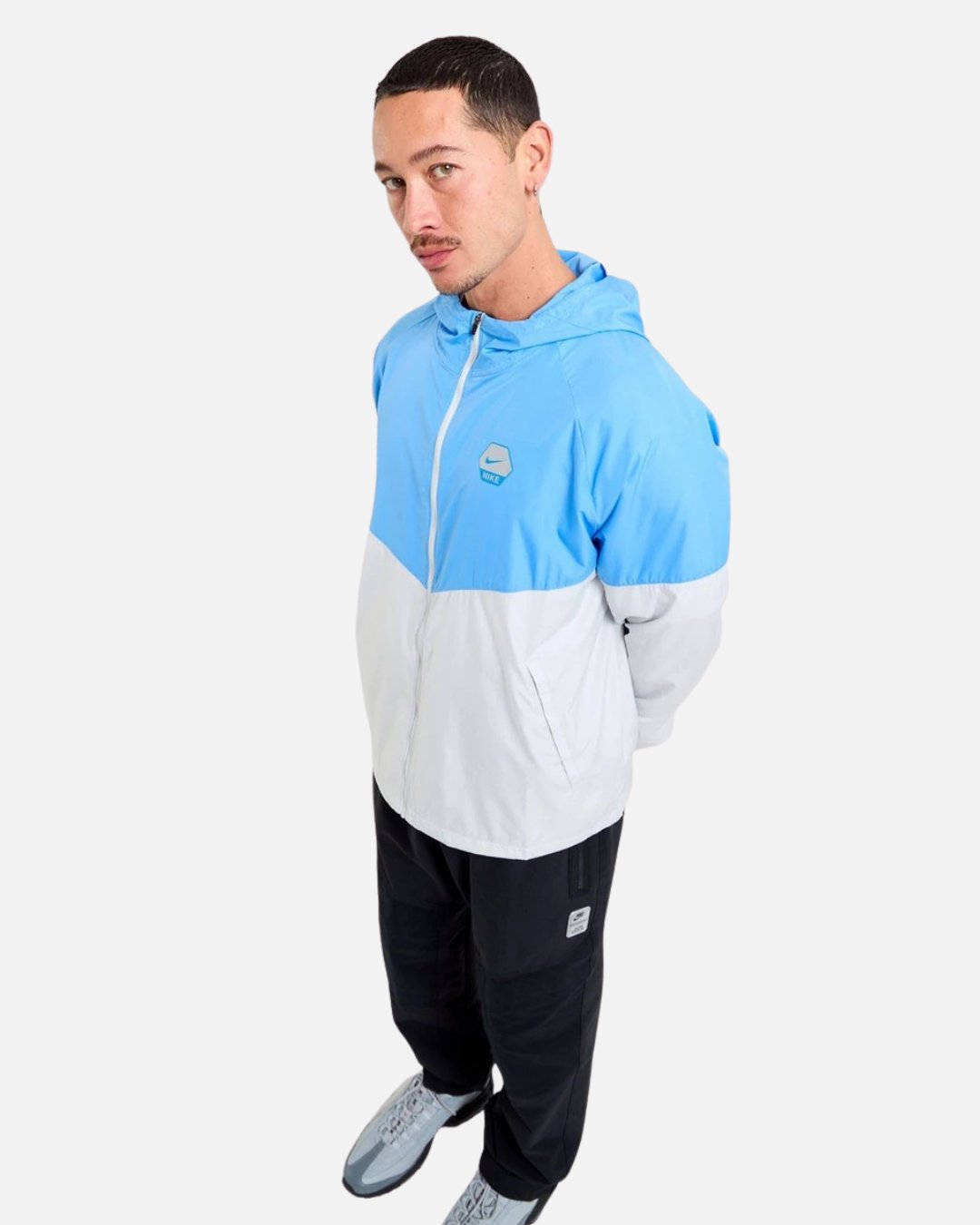 Veste Zipée Nike Woven - Gris/Bleu