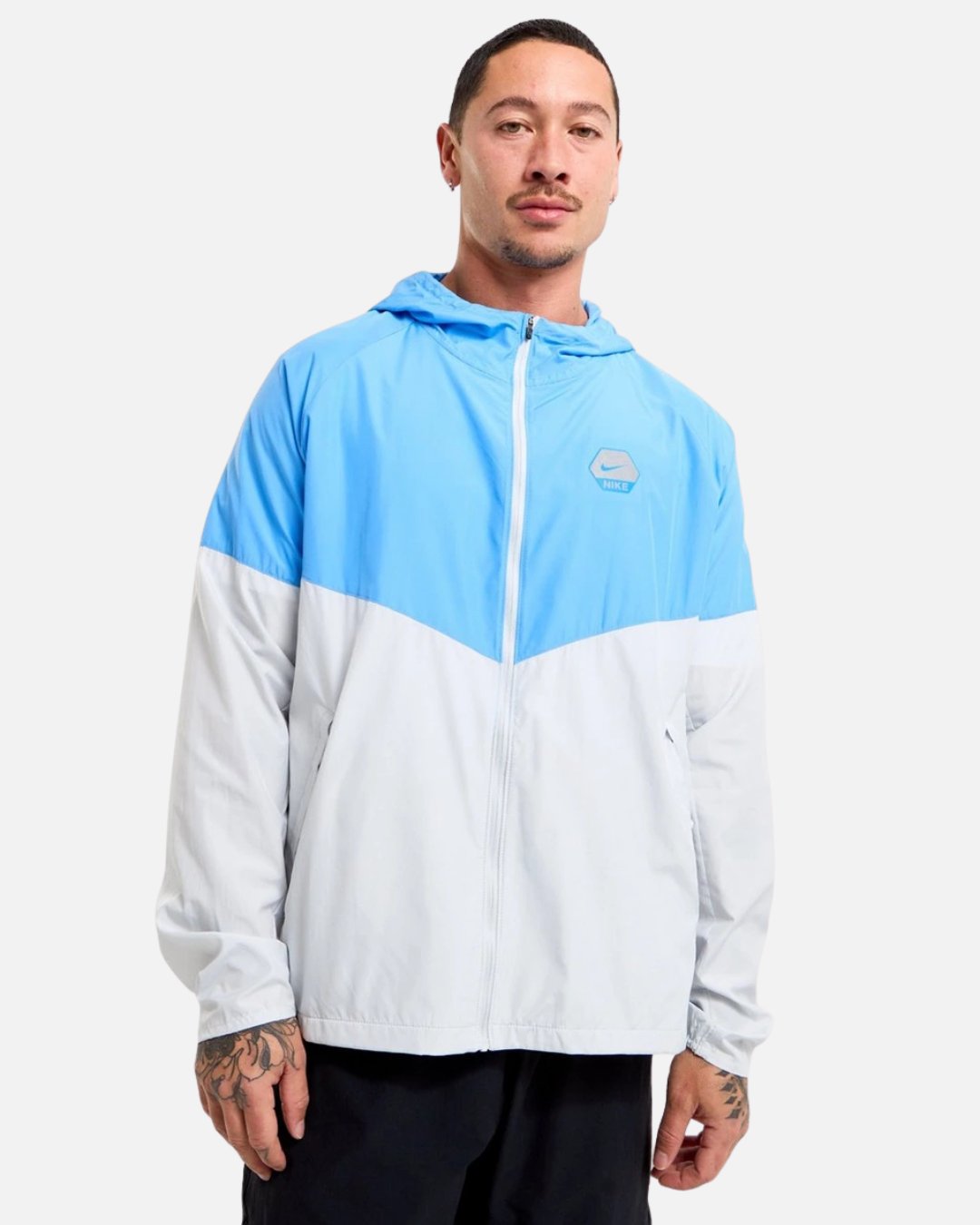 Veste Zipée Nike Woven - Gris/Bleu