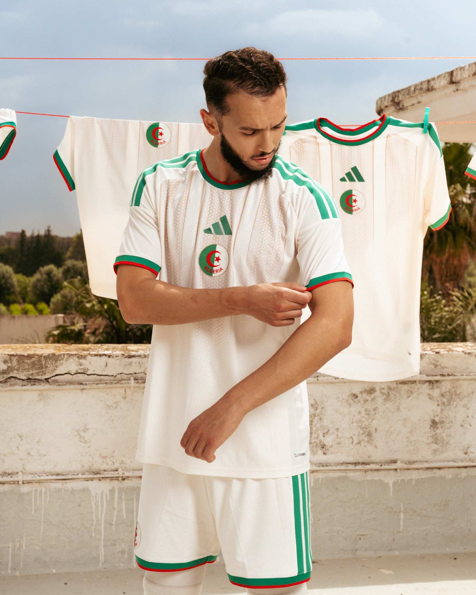 Maillot Algérie Domicile 2025/2026 - Blanc