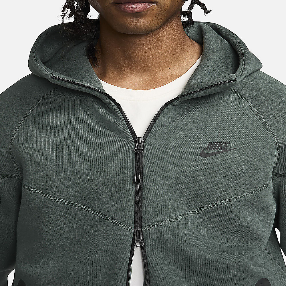 Sweatshirt Nike Tech Fleece - Vert /Noir