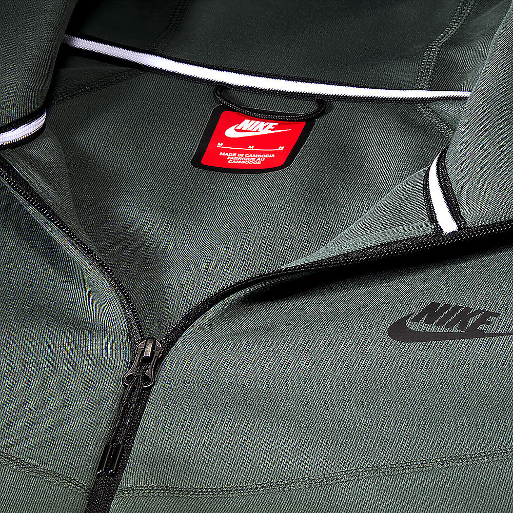 Sweatshirt Nike Tech Fleece - Vert /Noir