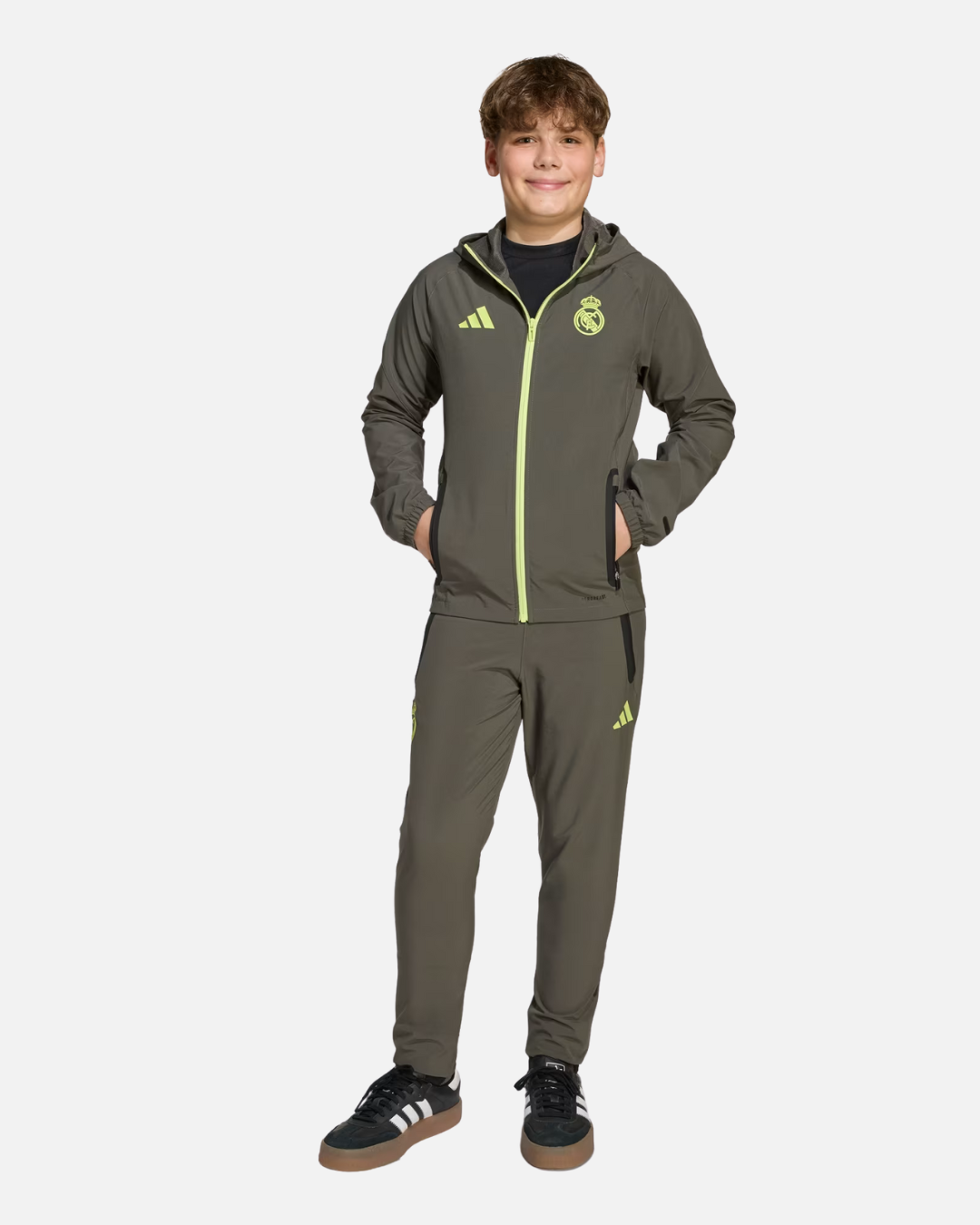 Veste Real Madrid Tiro 25 Competition Vis Tech Junior - Vert