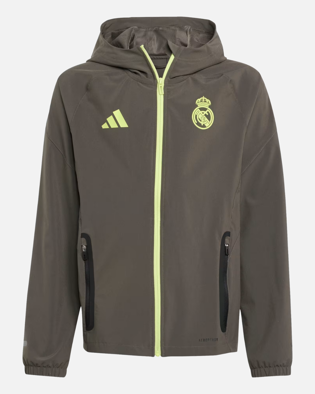 Veste Real Madrid Tiro 25 Competition Vis Tech Junior - Vert