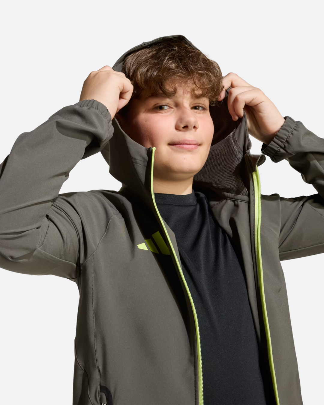 Veste Real Madrid Tiro 25 Competition Vis Tech Junior - Vert