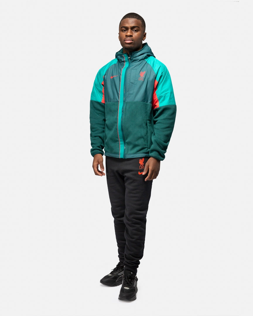 Veste à capuche Liverpool - Vert/Rouge