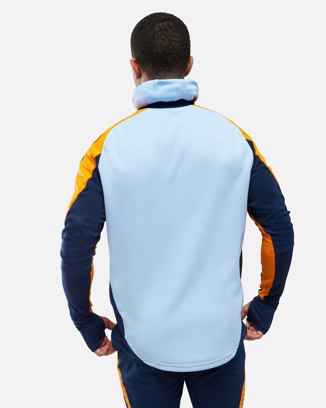 Veste Real Madrid cagoule intégrée 2025 - Bleu/Orange