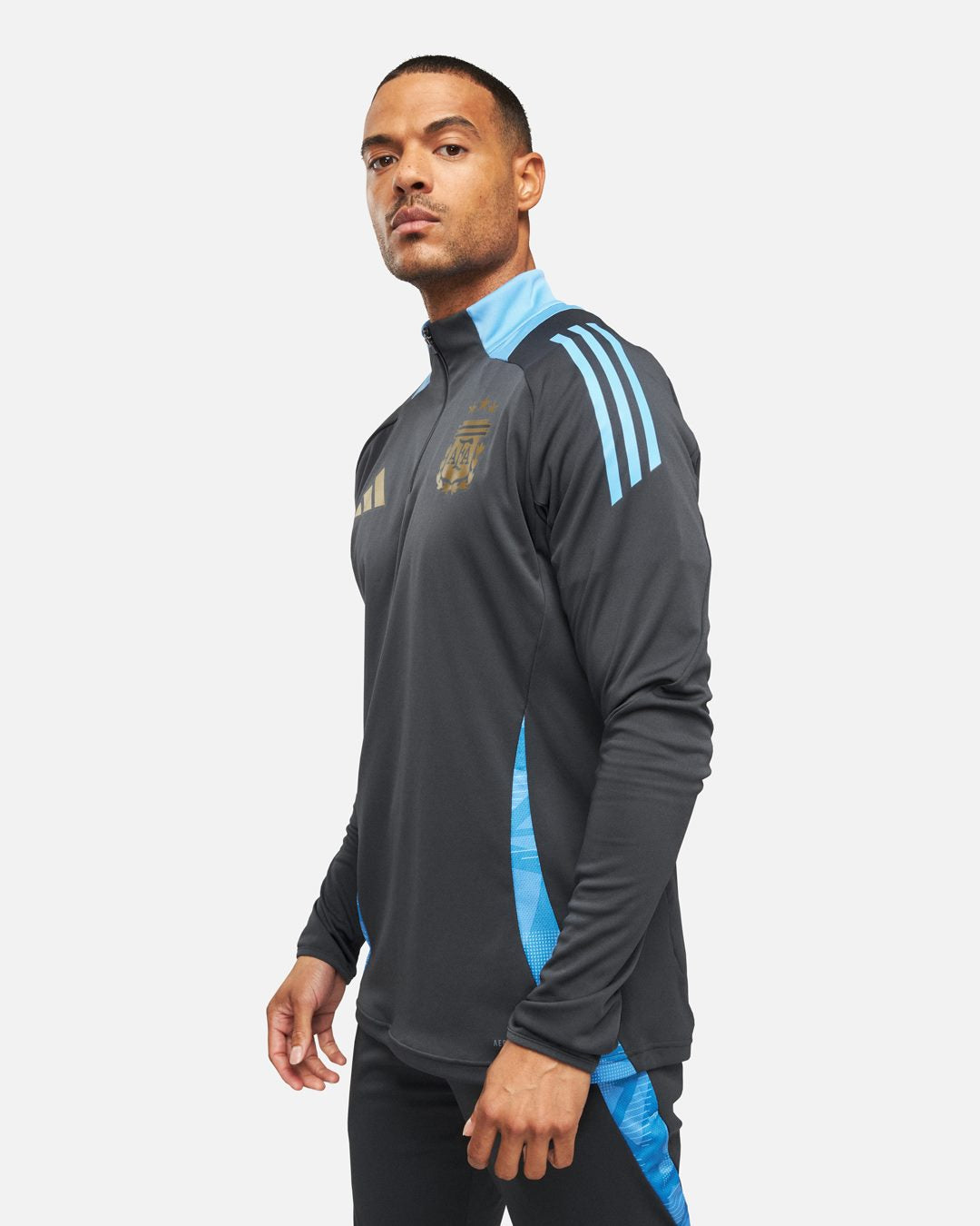 Haut d'entrainement Argentine 2024 - Gris/Bleu