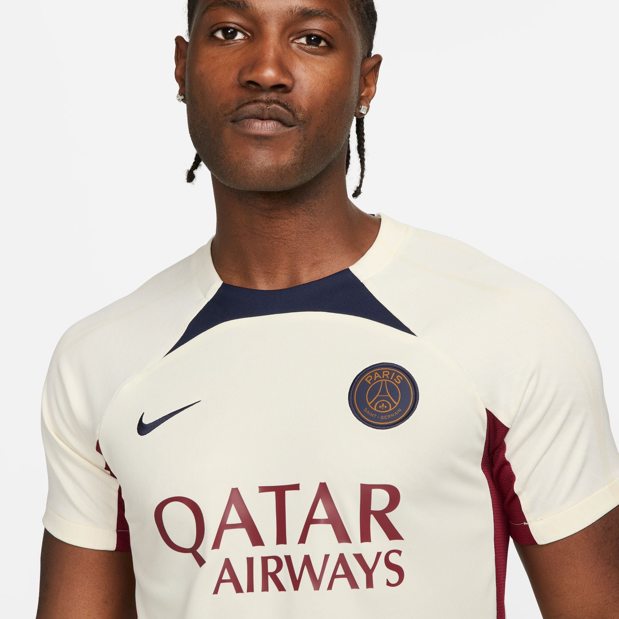 Maillot d'entrainement PSG - Beige/Rouge/Bleu
