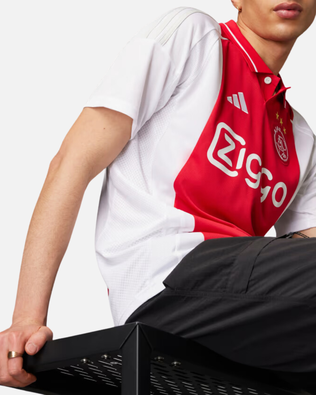 Maillot Domicile Ajax Amsterdam 2024/2025 - Rouge/Blanc