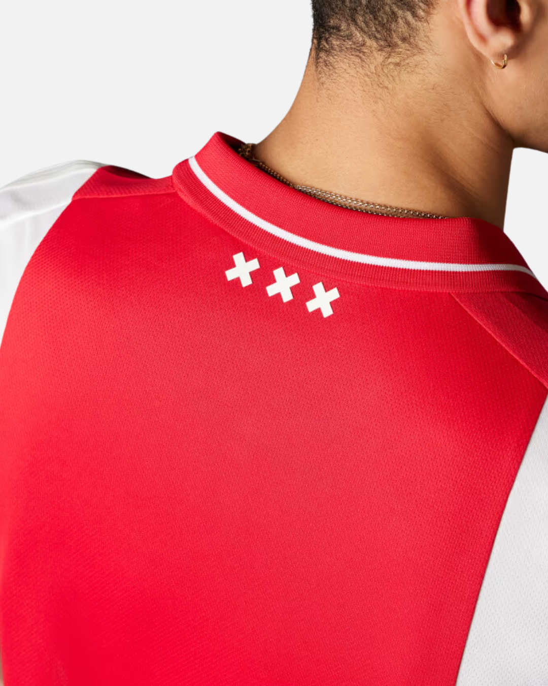 Maillot Domicile Ajax Amsterdam 2024/2025 - Rouge/Blanc