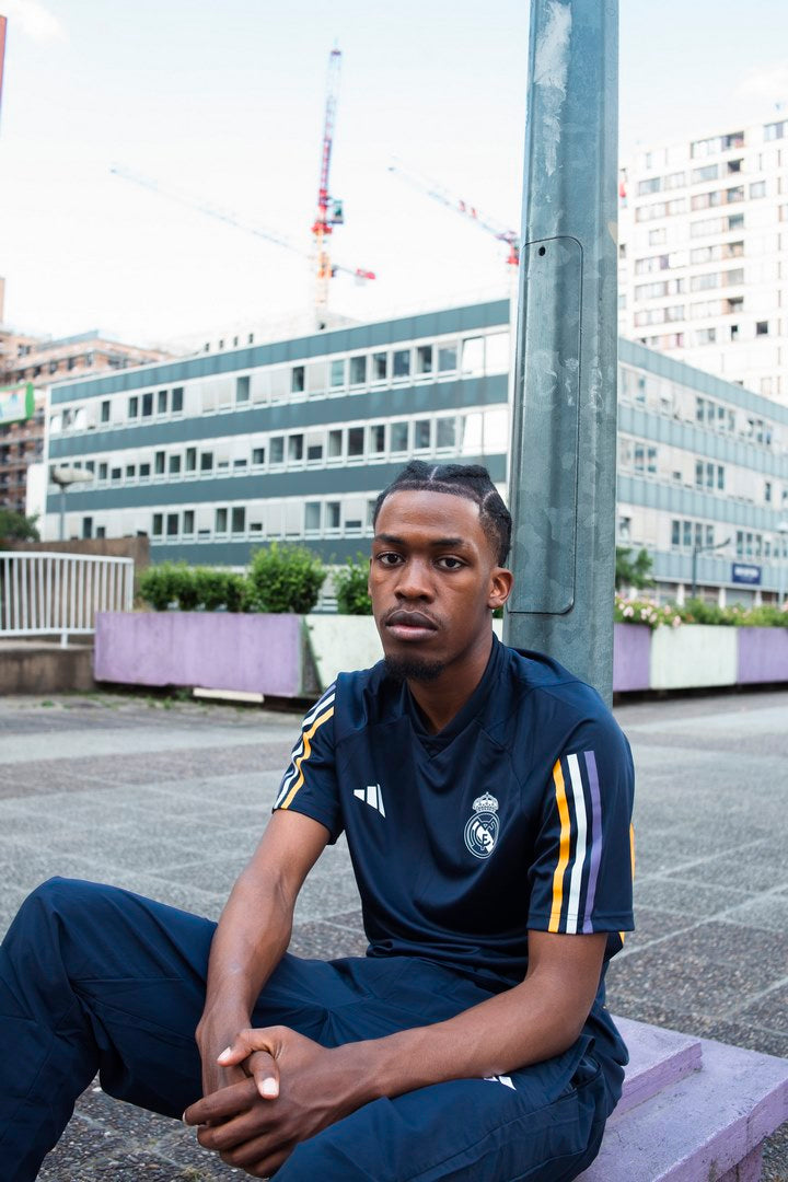 Maillot d'entrainement Real Madrid - Bleu/Jaune