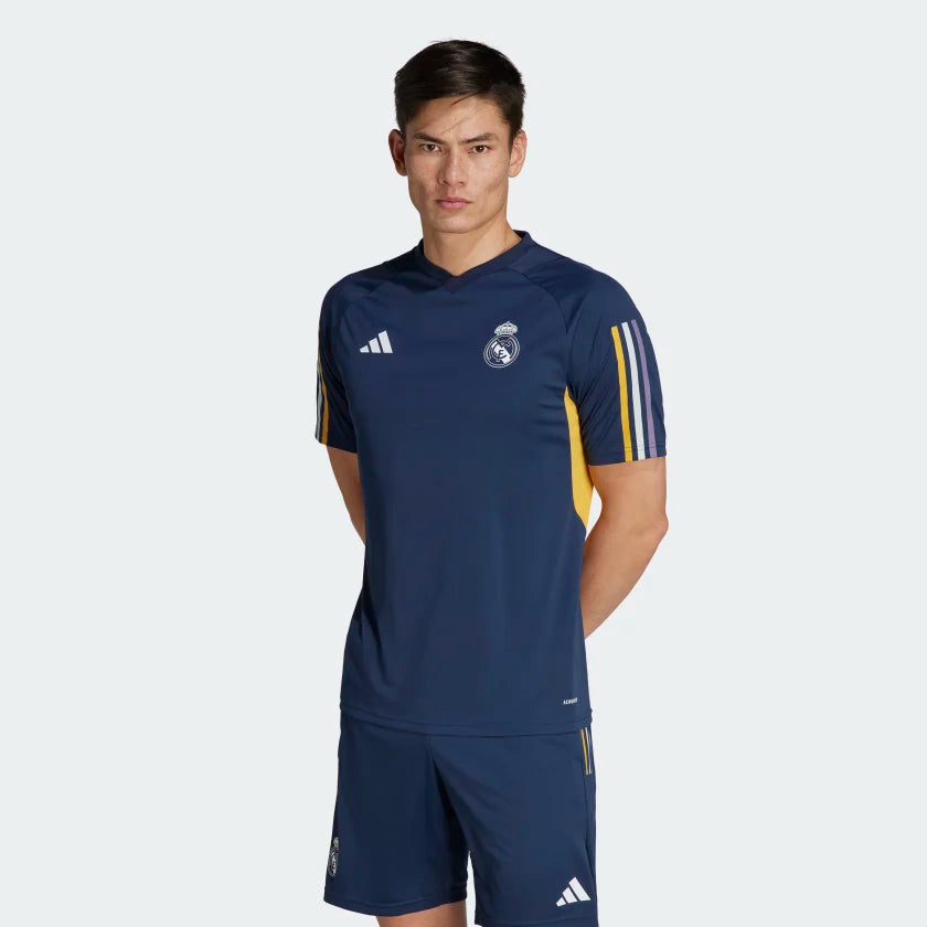 Maillot d'entrainement Real Madrid - Bleu/Jaune