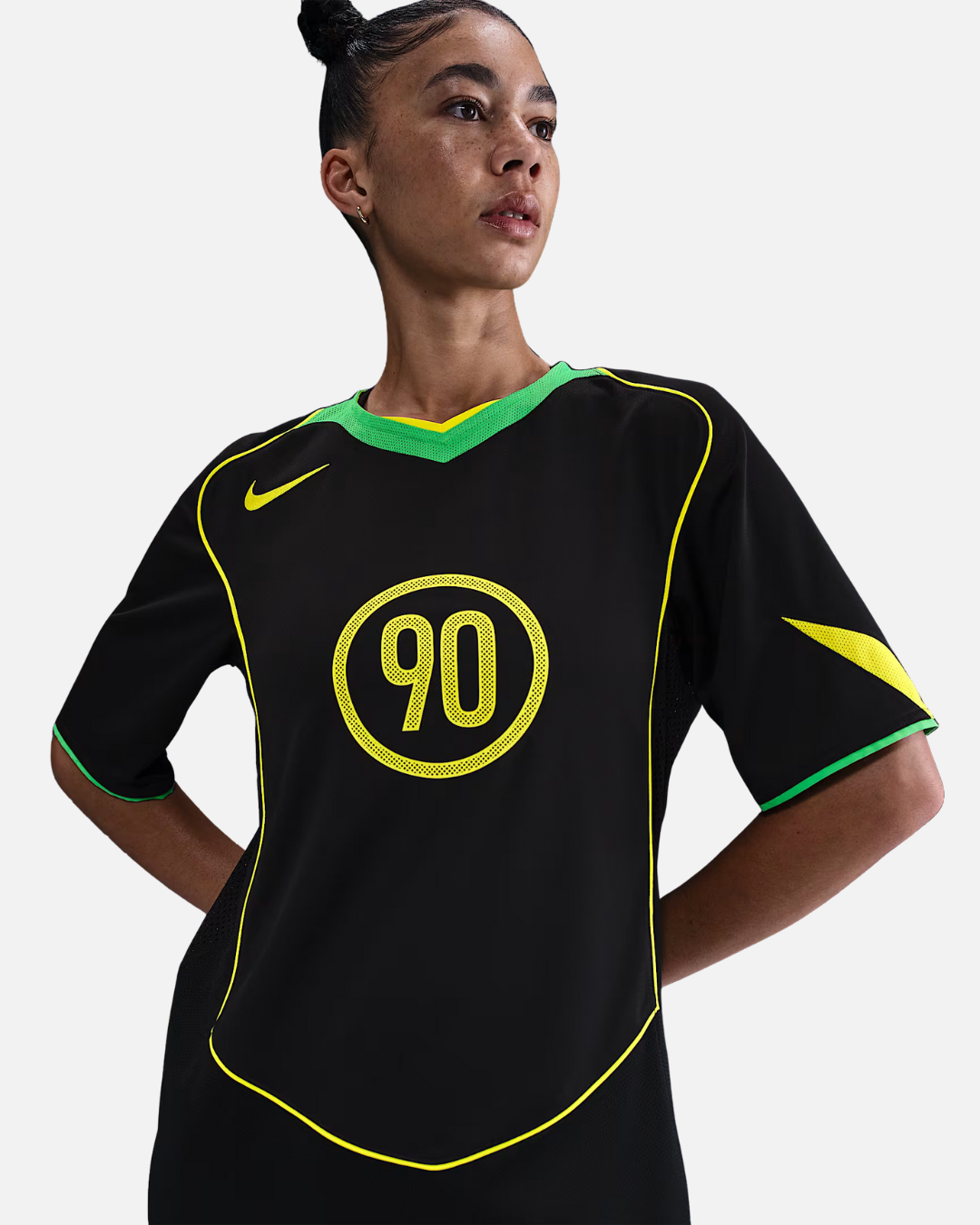 Maillot Nike Total 90 - Noir/Jaune/Vert