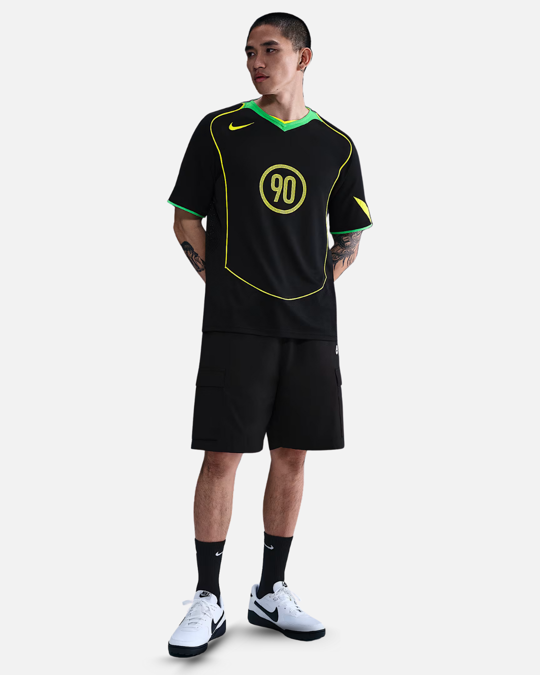 Maillot Nike Total 90 - Noir/Jaune/Vert