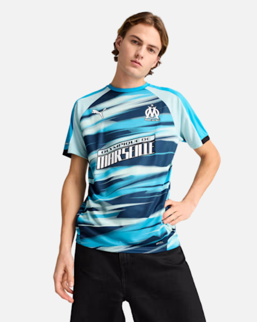 Maillot OM Faster 2024/2025 - Bleu