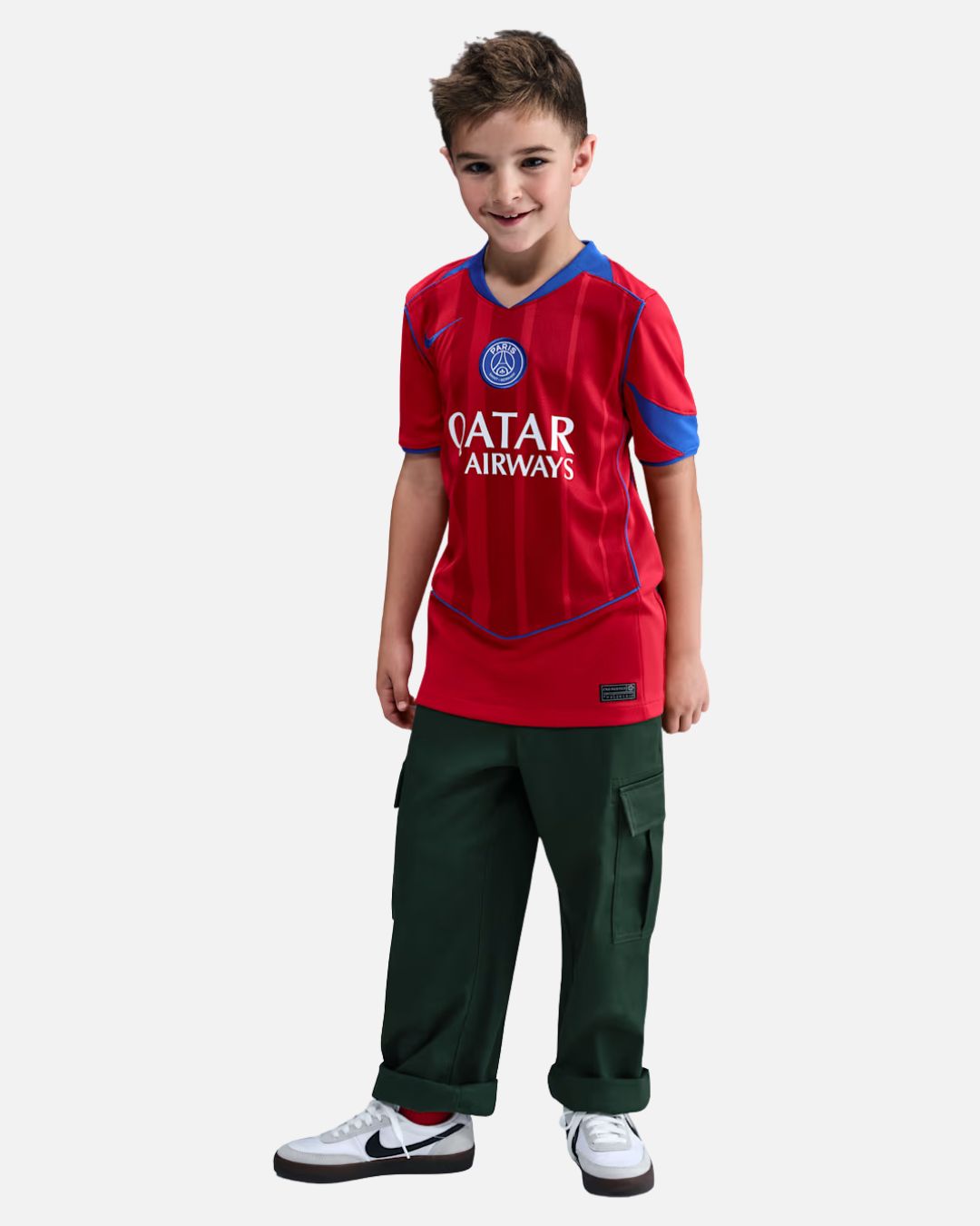 Maillot PSG Third 2025/2026 Junior - Rouge/Bleu